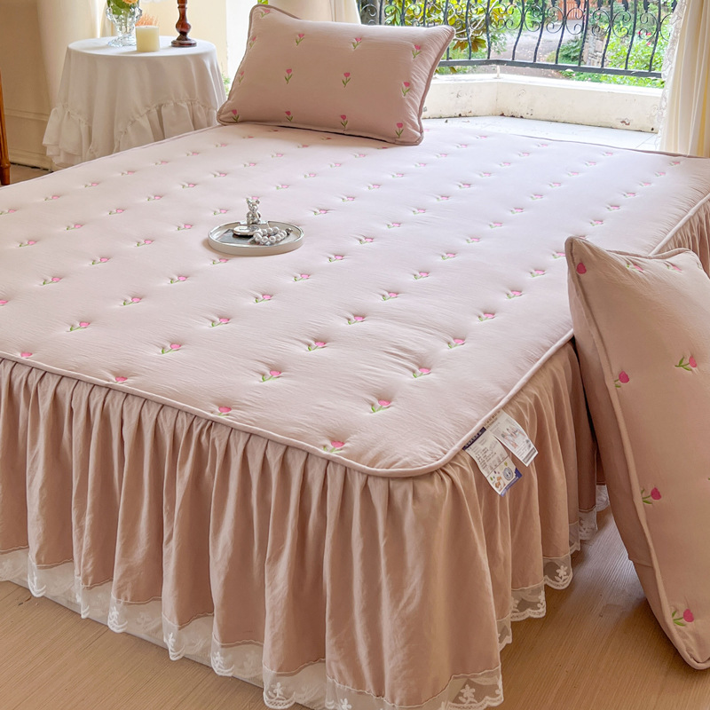 Утолщенная стеганая хлопковая  – обзор и цена Embroidery Quilt Cover