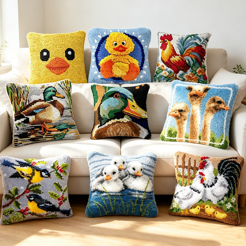 Наборы для вышивания крючком:  – обзор и цена Printed Embroidery Kit