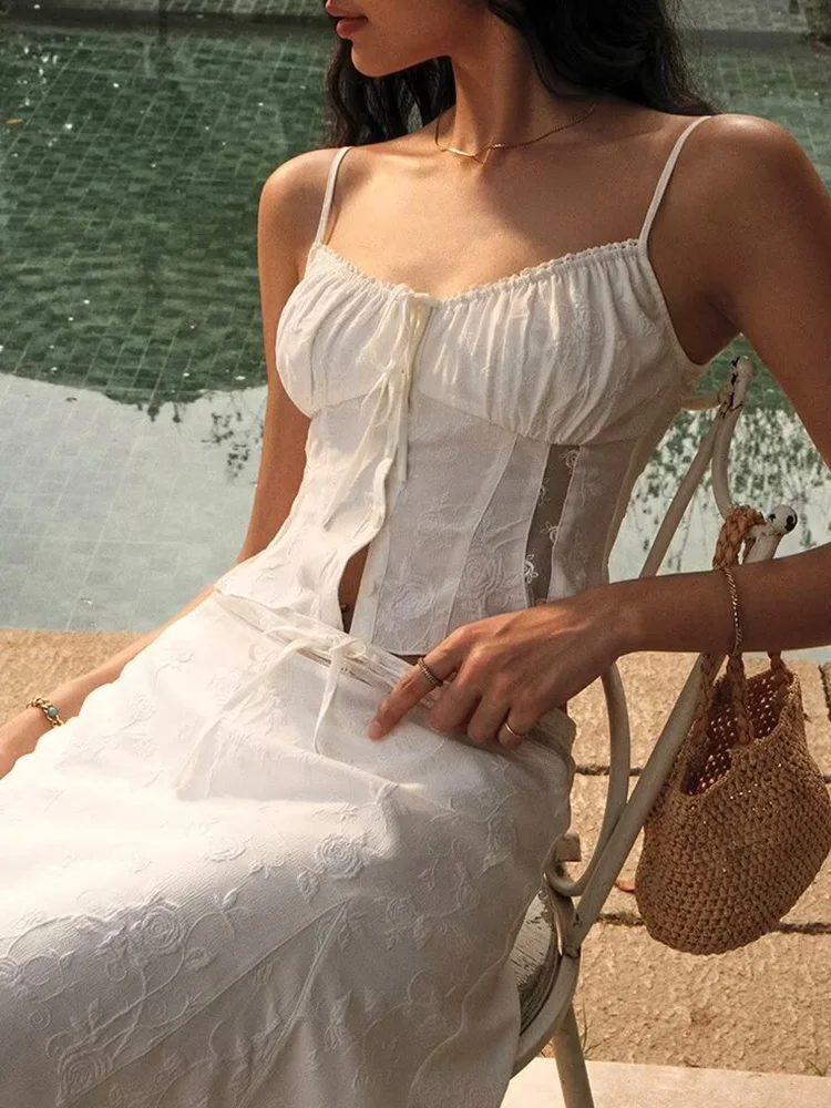 Chicheca, летнее белое платье, – обзор и цена Embroidery White Dress