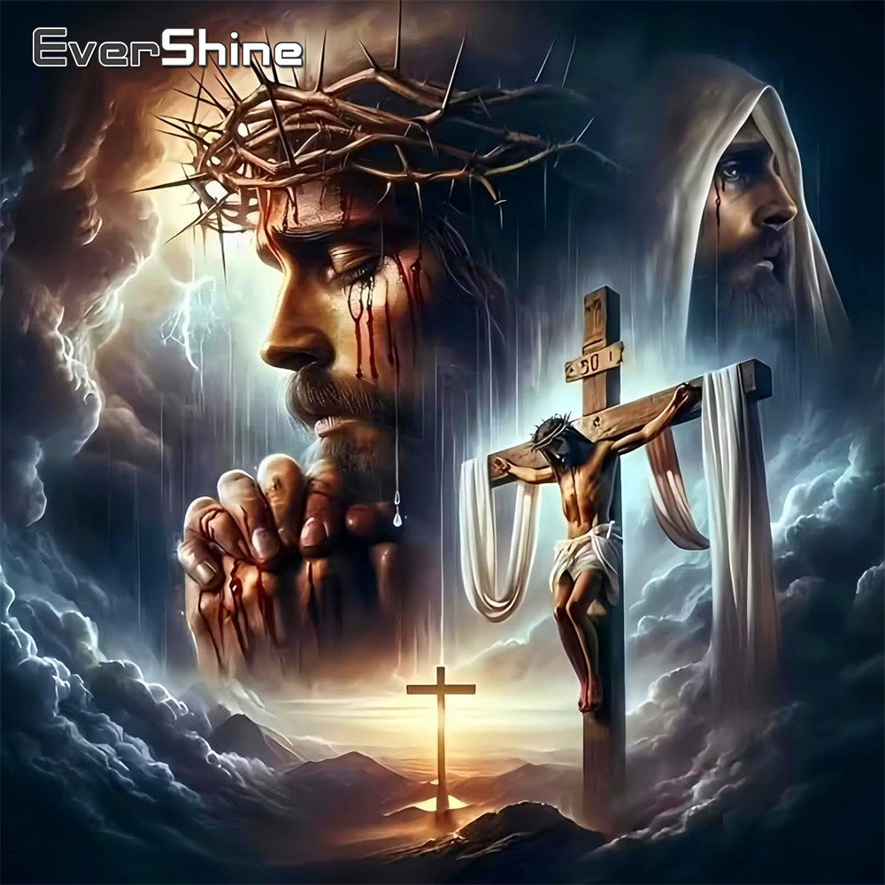 Алмазная мозаика Evershine: Ре – обзор и цена Embroidery Jesus
