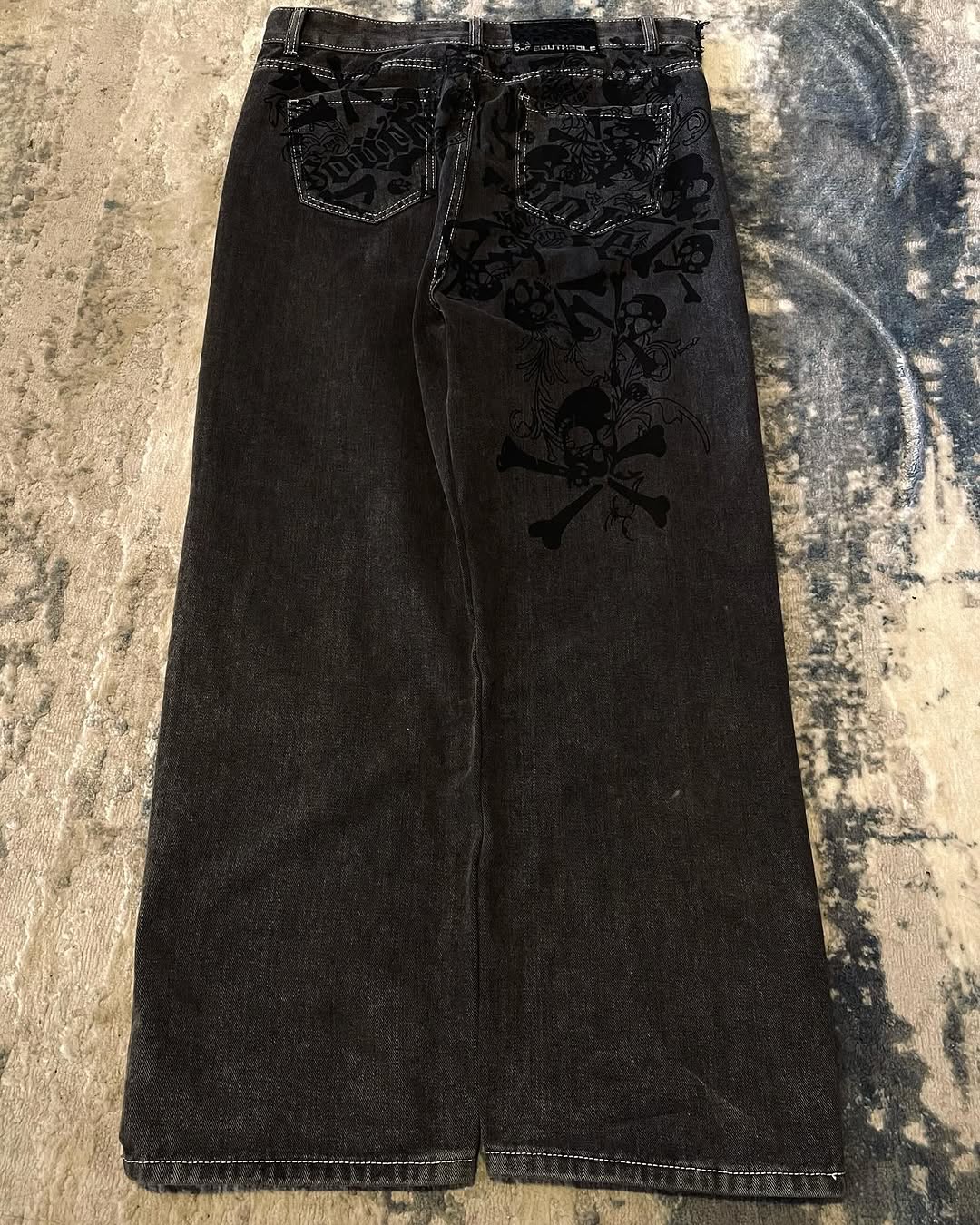 Y2K Street новые джинсы с выши – обзор и цена Embroidery On Jeans