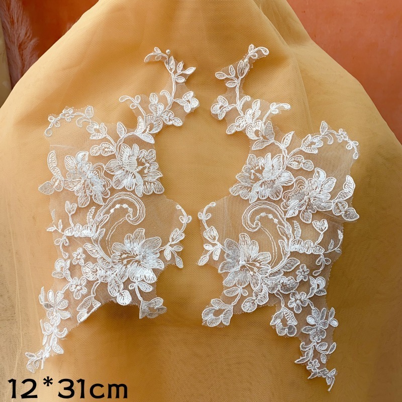 2 шт./4 шт., изысканный белый  – обзор и цена Embroidery White Dress