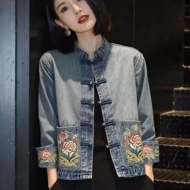Весенне-осенняя красивая джинс – обзор и цена Embroidery Jeans