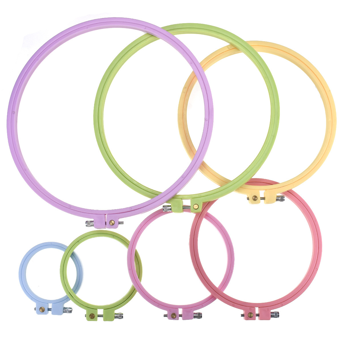 1/7 шт. 7-25 см Пластиковые ре – обзор и цена Embroidery Hoop