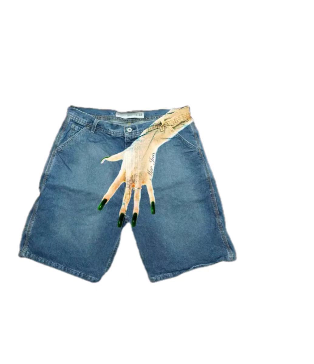 Винтажные джинсовые шорты Deep – обзор и цена Embroidery On Jeans