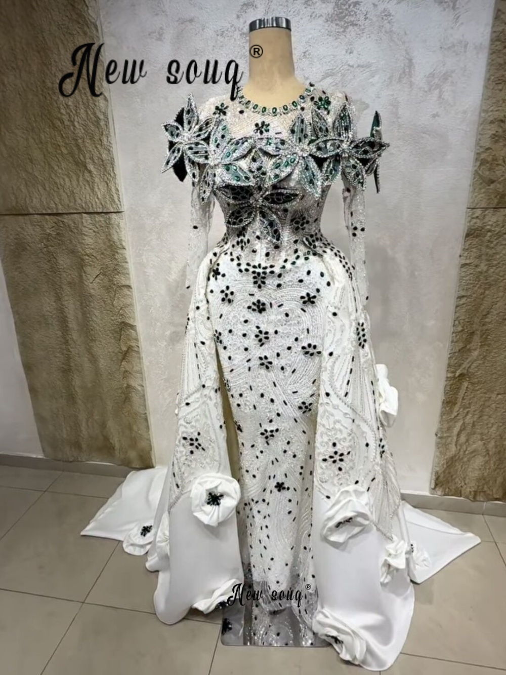 Роскошные белые вечерние плать – обзор и цена Embroidery White Dress