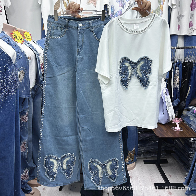 Новый весенне-летний свободный – обзор и цена Embroidery On Jeans