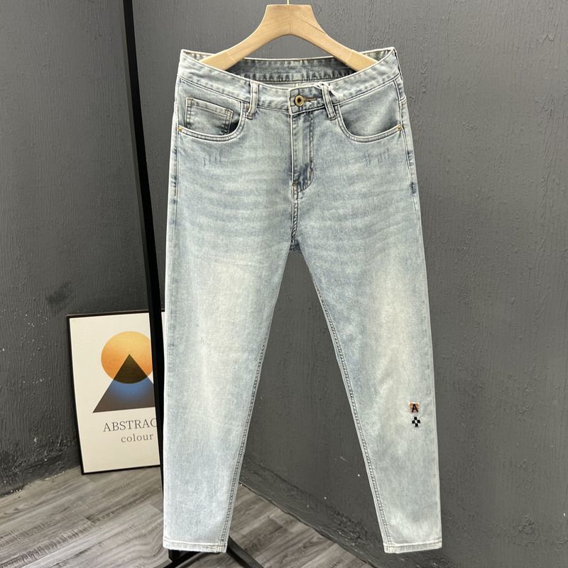 Новые стильные мужские джинсы, – обзор и цена Embroidery On Jeans