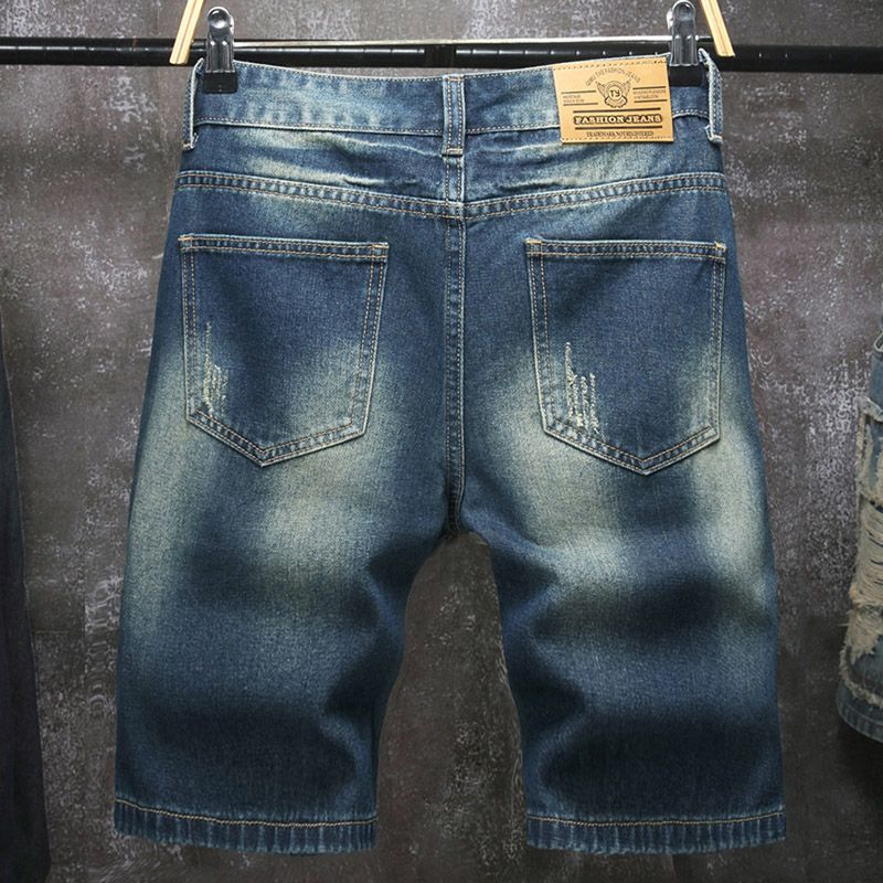Новые мужские джинсовые шорты  – обзор и цена Embroidery On Jeans