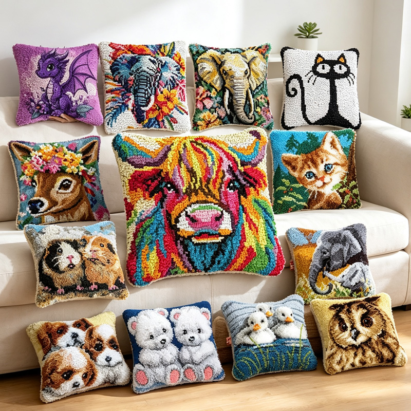 Набор для вышивания крючком: п – обзор и цена Printed Embroidery Kit