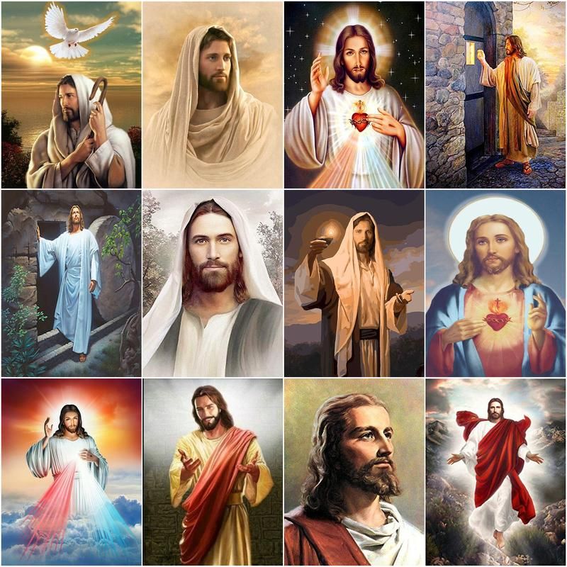 Квадратная круглая Алмазная вы – обзор и цена Embroidery Jesus